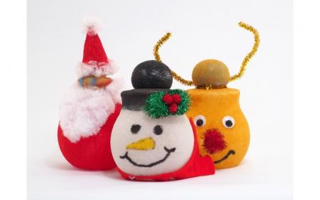 Round Bottle Christmas Ornaments